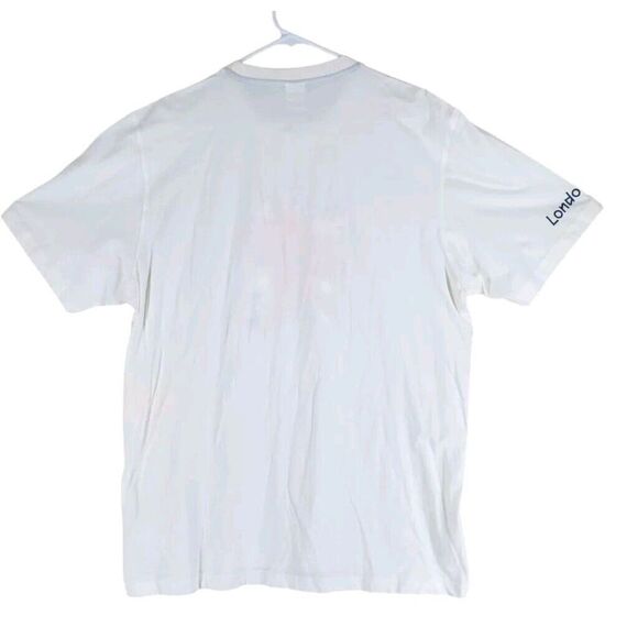 Vtg Adidas London 2012 Olympics T-shirt Men XL Red Multi Graphic SS Crewneck NWT - Picture 14 of 14